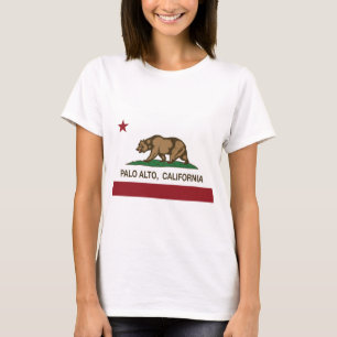 Camiseta bandera del estado de Palo Alto California