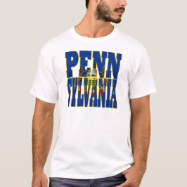 Camiseta Bandera del estado de Pensilvania
