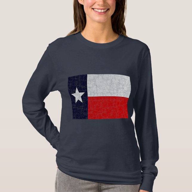 CAMISETA BANDERA DEL ESTADO DE TEJAS (Anverso)