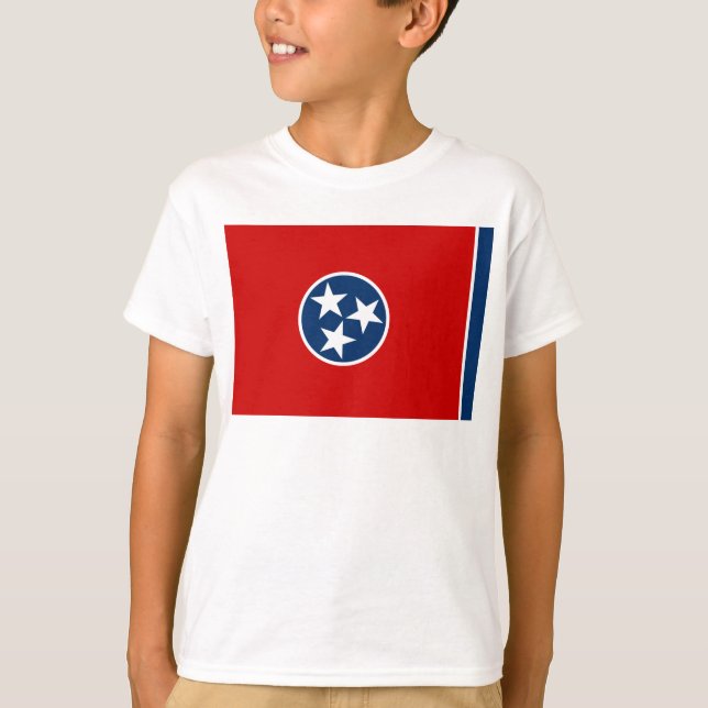 Camiseta Bandera del estado de Tennessee (Anverso)