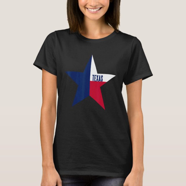 Camiseta Bandera Del Estado De Texas (Anverso)