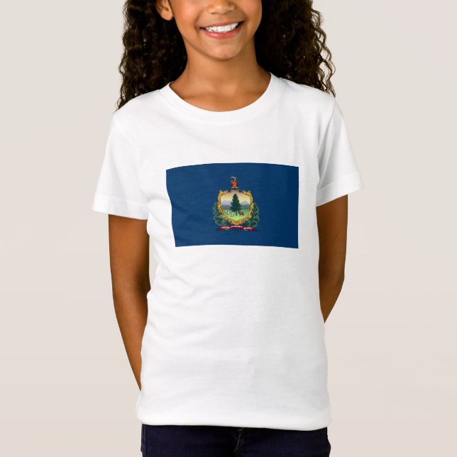 Camiseta Bandera del Estado de Vermont (Anverso)