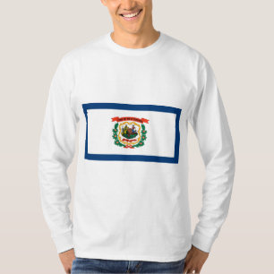 Camiseta Bandera del Estado de Virginia Occidental