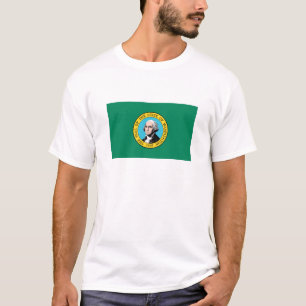 Camiseta Bandera del estado de Washington