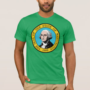 Camiseta Bandera del estado de Washington