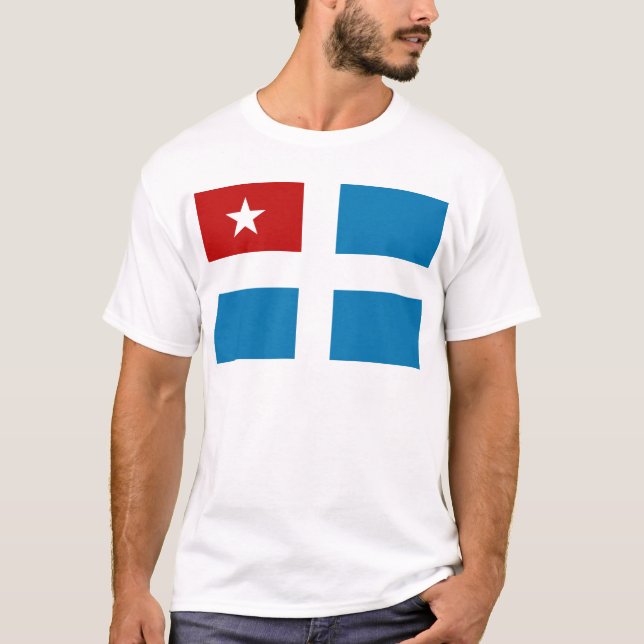 Camiseta Bandera del estado del Cretan (Anverso)