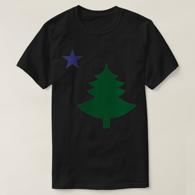 Camiseta Bandera del Estado del Hombre Antiguo de la Mujer  (Diseño del anverso)