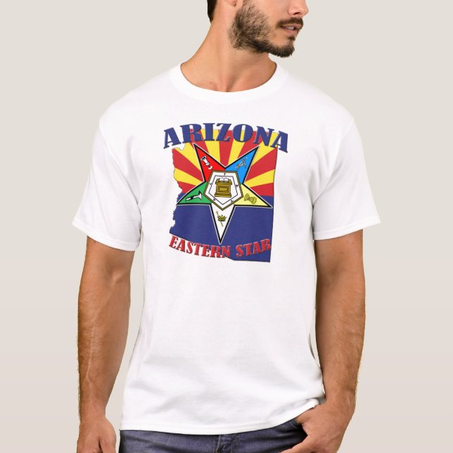 Camiseta Bandera del este del estado de la estrella de (Anverso)