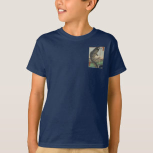 Camiseta Bandera del Festival de Peces Koi Japoneses Hirosh