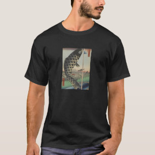 Camiseta Bandera del Festival de Peces Koi Japoneses Hirosh