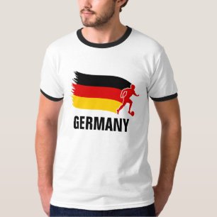 Camiseta Bandera del fútbol de Alemania