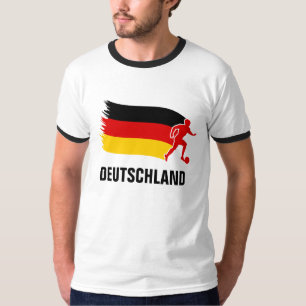 Camiseta Bandera del fútbol de Alemania