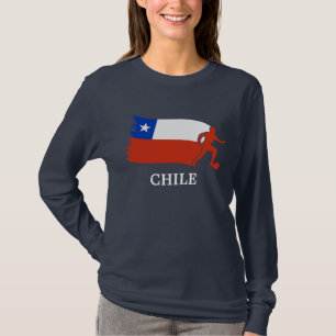 Camiseta Bandera del fútbol de Chile