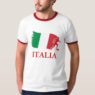 Camiseta Bandera del fútbol de Italia