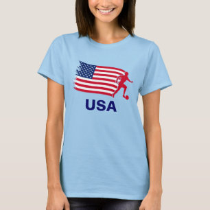Camiseta Bandera del fútbol de los E.E.U.U.