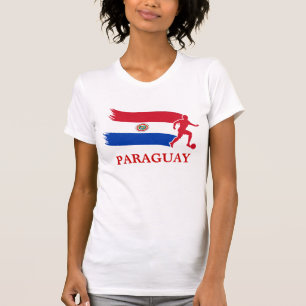 Camiseta Bandera del fútbol de Paraguay