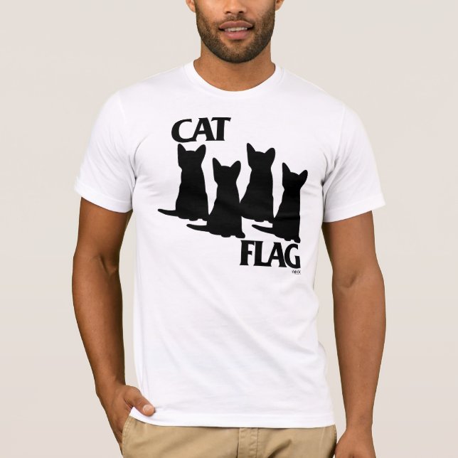 Camiseta Bandera del gato (Anverso)