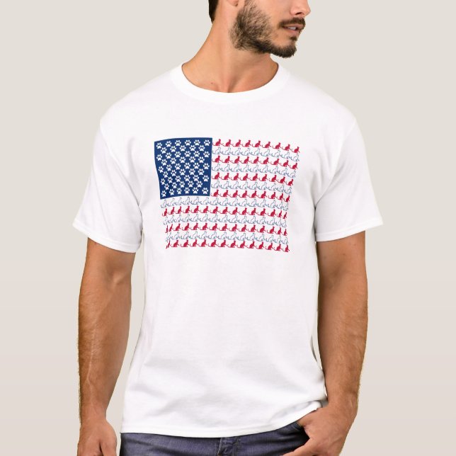 Camiseta Bandera del gato (Anverso)