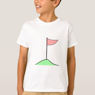 Camiseta Bandera del golf en agujero