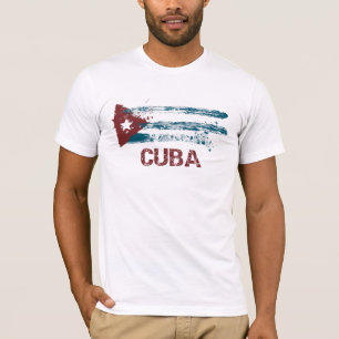 Camiseta Bandera del Grunge de Cuba