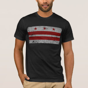 Camiseta Bandera del Grunge del vintage de la C.C. de
