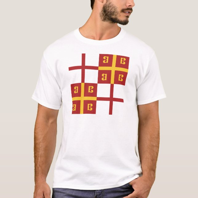Camiseta Bandera del imperio bizantino (Anverso)