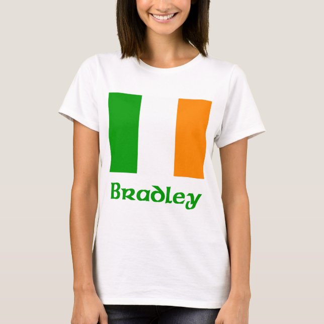 Camiseta Bandera del irlandés de Bradley (Anverso)