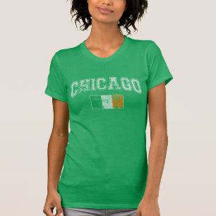 Camiseta Bandera del irlandés de Chicago
