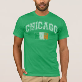 Camiseta Bandera del irlandés de Chicago