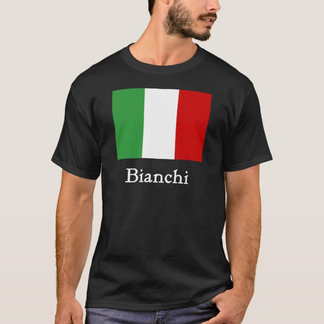 Camiseta Bandera del italiano de Bianchi (Anverso)