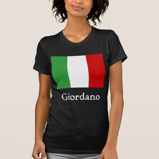 Camiseta Bandera del italiano de Giordano (Anverso)