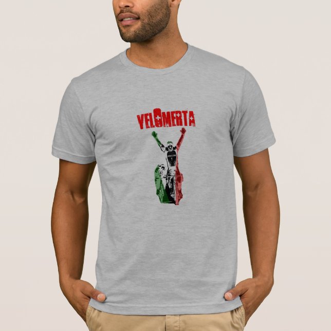 Camiseta bandera del italiano del velomerta (Anverso)