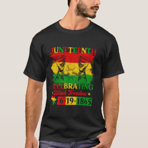 Camiseta Bandera del Juneteenth celebrando la libertad negr