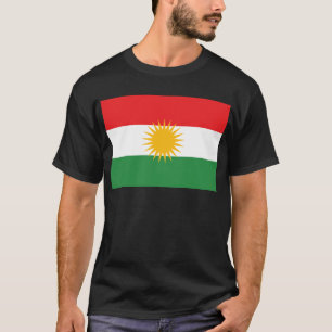Camiseta Bandera del Kurdistan (Kurdistan o Alaya Rengîn d