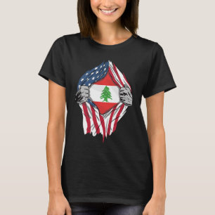 Camiseta Bandera del Líbano dentro de mí