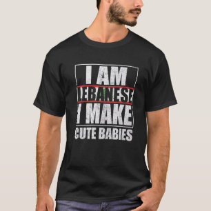 Camiseta Bandera del Líbano Hombres y mujeres libaneses org