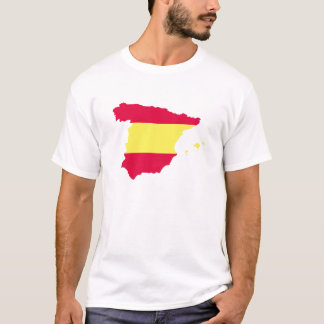 Camiseta Bandera del mapa de España