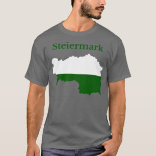 Camiseta Bandera del mapa de estiria Austria