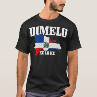 Camiseta Bandera del mapa de la República Dominicana para l