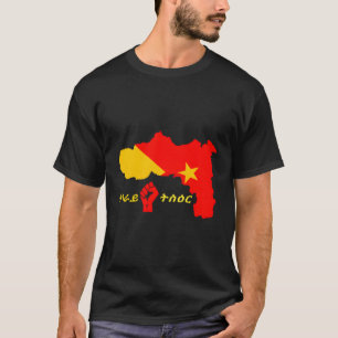 Camiseta Bandera del mapa de Tigray Etiopía