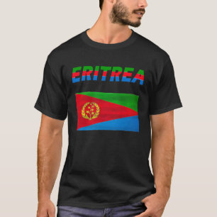 Camiseta Bandera del mapa eritreo Habesha