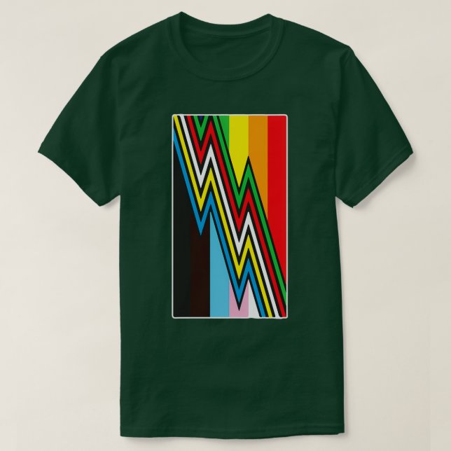 Camiseta Bandera del Mes del Orgullo de Discapacidad (Diseño del anverso)