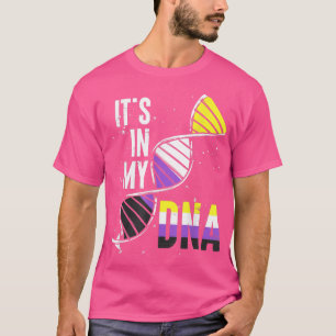 Camiseta Bandera del Mes del Orgullo Gay de ADN no binario