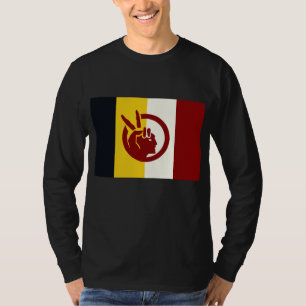 Camiseta bandera del Movimiento Indio Americano