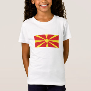 Camiseta Bandera del Norte de Macedonia