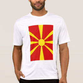 Camiseta Bandera del Norte de Macedonia