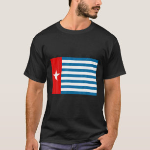 Camiseta Bandera Del Oeste De Nueva Guinea, Indonesia