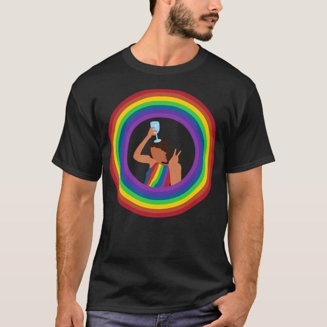 Camiseta Bandera del Orgullo (Anverso)