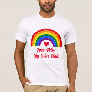 Camiseta Bandera del Orgullo Arcoiris