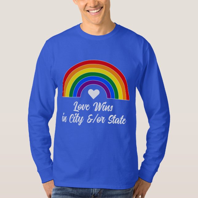 Camiseta Bandera del Orgullo Arcoiris (Anverso)